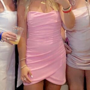 Size small pink zara two piece set, skirt and top